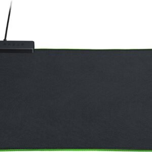 Razer Goliathus Chroma - Soft Gaming Mouse Mat with RGB Lighting (Cable Holder, Fabric Surface, Non-Slip, Quilted Edge, Optimized for all Mice) Black