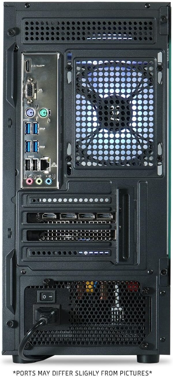 ViprTech Reaper 3.0 Liquid-Cooled PC - AMD Ryzen 7 7700 (5.3Ghz Turbo), RTX 4070 Super 12GB, 32GB DDR5 6400, 2TB NVMe SSD, 800W Gold, VR-Ready, WiFi BT, Win 11, Gaming Desktop Computer Black - Image 4