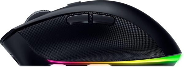 Razer Pro Click V2 - Wireless ergonomic mouse - AI Prompt Assist - 30K Optical Sensor - 3.5 months battery life (14 zones Chroma RGB, HyperScroll tiltable mouse wheel) Black - Image 9