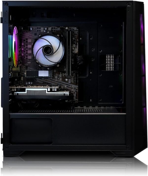ADMI Gaming PC - AMD Ryzen 3 4100 - NVIDIA RTX 3050 6GB GDDR6-16GB 3200MHz DDR4-1TB NVMe - X= Airflow RGB (Black) - WiFi - No Operating System - Image 3