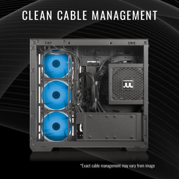 Thermaltake LCGS View 9880-380 Gaming Desktop (AMD Ryzen™ 7 9800X3D, ToughRam 32GB DDR5 6400MT/s RGB Memory, NVIDIA® GeForce RTX™ 5080, 1TB NVMe M.2, WiFi, Windows 11) V38B-B850-580-LCS - Image 6