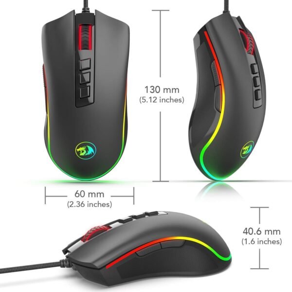 Redragon: Cobra Chroma M711 Gaming Mouse/PC - Image 3