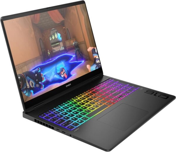 HP OMEN MAX 16-ah0007na Intel Core Ultra 9 275HX Laptop 40.6 cm (16") WQXGA 32 GB DDR5-SDRAM 1 TB SSD NVIDIA GeForce RTX 5080 Wi-Fi 7 (802.11be) Windows 11 Home Black