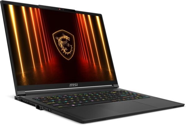 MSI Stealth A16 Gaming laptop -(16.0" QHD+ 240Hz OLED Panel, AMD Ryzen AI 9 HX 370, NVIDIA GeForce RTX 5080, LPDDR5X 32GB, 2TB NVMe PCIe SSD, Windows 11 Home Premium) - Core Black - Image 3
