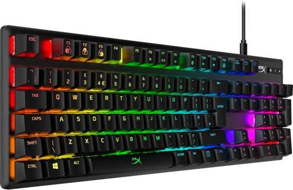 HyperX Alloy Origins – RGB Gaming Mechanical Keyboard, HyperX Red switches (UK layout) - Image 5