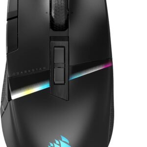 CORSAIR DARKSTAR RGB WIRELESS MMO Gaming Mouse – 26,000 DPI – 15 Programmable Buttons – Up to 80hrs Battery – iCUE Compatible – PC, PS5, PS4, Xbox – Black