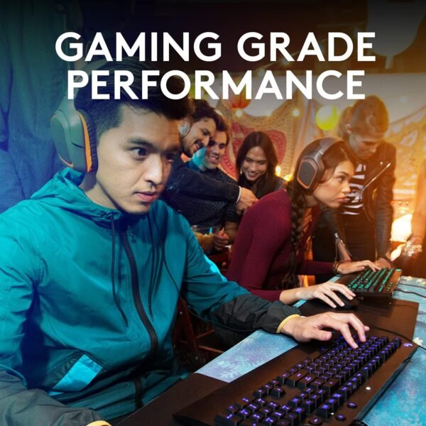Logitech G G213 Prodigy Gaming Keyboard, LIGHTSYNC RGB Backlit Keys, Spill-Resistant, Customizable Keys, Dedicated Multi-Media Keys, QWERTY UK Layout - Black - Image 2