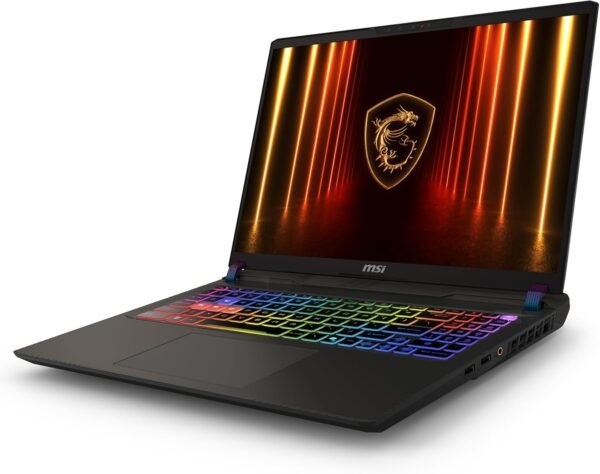 MSI Vector 16 HX AI Gaming Laptop - (16" 16:10 2560x1600 QHD+ 240Hz 500 nits Panel, Intel Core Ultra 7 255HX, NVIDIA GeForce RTX 5070Ti, 16GB RAM, 512GB SSD, Windows® 11 Home Advanced) - Cosmos Gray - Image 2