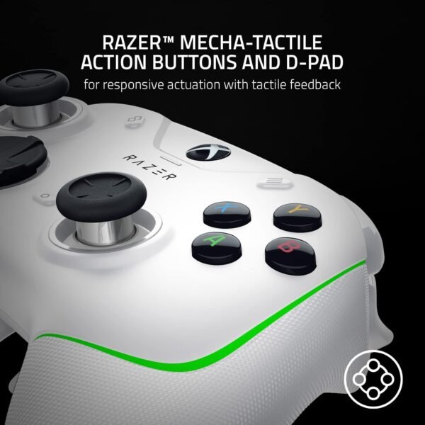 Razer Wolverine V2 Chroma - Wired Fully Customisable Xbox Series X|S Controller with RGB Lighting (6 Multifunction Buttons, Interchangeable Stick Caps, Hair Trigger Mode) Mercury - Image 2