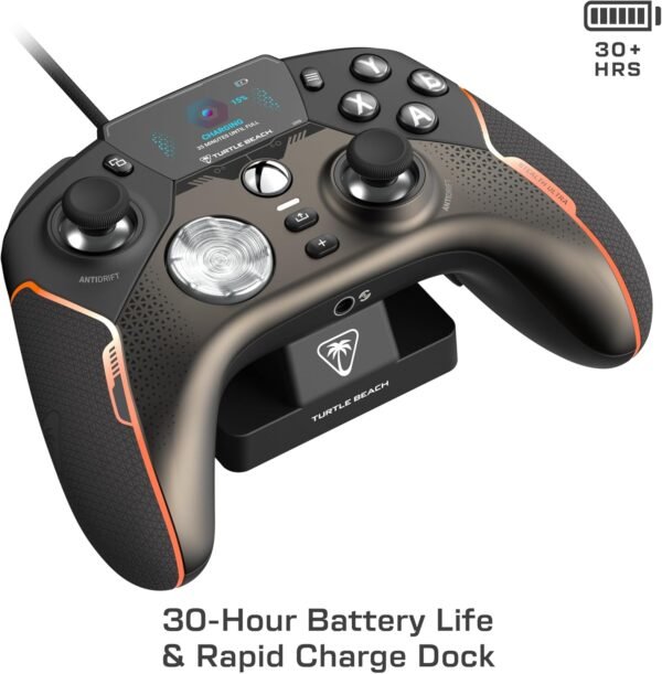 Turtle Beach Stealth Ultra Wireless High Performance Gaming Controller with Rapid Charge Dock, Adjustable Triggers and Command Display for Xbox Series X|S, Xbox One & PC [Officially Licensed for Xbox] - Image 17