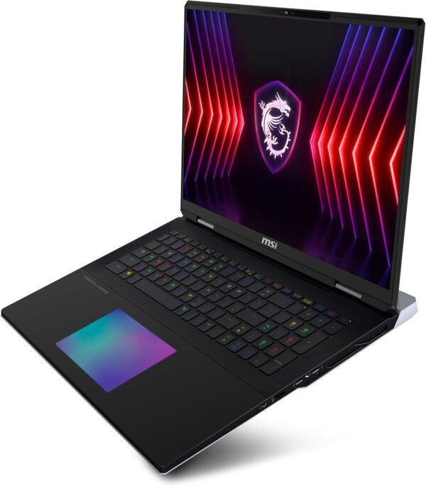 MSI Titan 18" 16:10 UHD+ Gaming Laptop - (Intel Core i9-14900HX, NVIDIA GeForce RTX 4080, 64GB RAM, 2TB SSD, Windows 11 Pro) - Core Black - Image 3