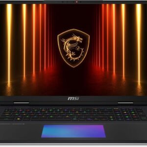 MSI Titan 18 HX AI 18" 120Hz MiniLED UHD+ Gaming Laptop: Intel Ultra 9-285HX, NVIDIA Geforce RTX 5090, 64GB DDR5, 6TB NVMe SSD, Thunderbolt 5, Wi-Fi 7, Win 11 Pro: Black A2XWJG-614US