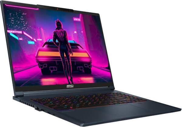 MSI Stealth 16 AI Ultra Thin Gaming Laptop, Intel Ultra 9-185H, 32 GB DDR5 RAM, 1 TB PCle SSD, 16" 165Hz FHD+ (1920x1200), Nvidia G-Force RTX 4070, Backlit Keyboard, W11 Pro, Star Blue - Image 6