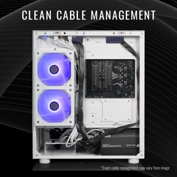 Thermaltake LCGS View 8760S-170 Gaming Desktop (AMD Ryzen™ 7 8700F, ToughRam 16GB DDR5 6000MT/s RGB Memory, NVIDIA GeForce® RTX 5060, 1TB NVMe M.2, WiFi, Windows 11) V17S-B650-560-LCS - Image 6