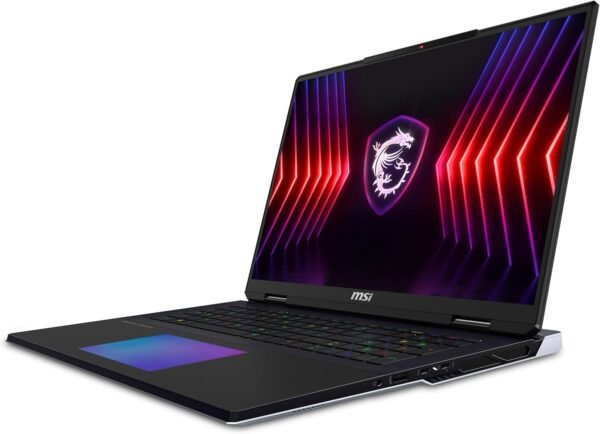 MSI Titan 18" 16:10 UHD+ Gaming Laptop - (Intel Core i9-14900HX, NVIDIA GeForce RTX 4080, 64GB RAM, 2TB SSD, Windows 11 Pro) - Core Black - Image 5