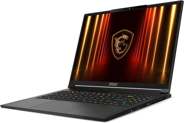 MSI Stealth A16 Gaming laptop -(16.0" QHD+ 240Hz OLED Panel, AMD Ryzen AI 9 HX 370, NVIDIA GeForce RTX 5080, LPDDR5X 32GB, 2TB NVMe PCIe SSD, Windows 11 Home Premium) - Core Black - Image 4