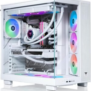 Thermaltake LCGS View 9890S-380XL Gaming Desktop (AMD Ryzen™ 7 9800X3D, 32GB 6000MT/s DDR5 RGB Memory, NVIDIA® GeForce RTX™ 5090, 2TB NVMe M.2, WiFi, Windows 11) VXLS-X870-590-LCS