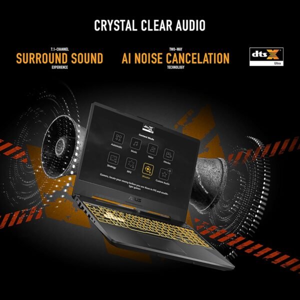 ASUS TUF A15 FA506NC 15.6" Full HD 144Hz Gaming Laptop (AMD Ryzen 5-7535HS, NVIDIA GeForce RTX 3050, 16GB RAM, 512GB PCIe SSD, Windows 11 Home) - Image 4