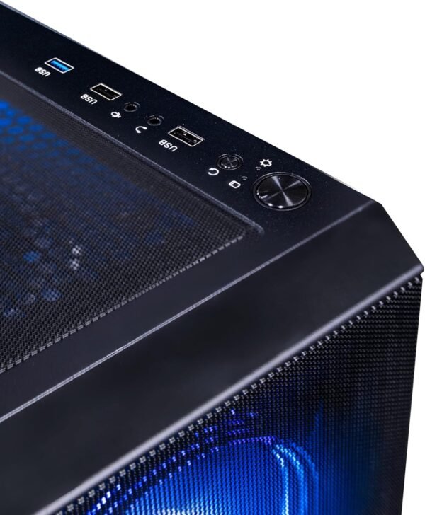 ADMI Gaming PC - AMD Ryzen 3 4100 - NVIDIA RTX 3050 6GB GDDR6-16GB 3200MHz DDR4-1TB NVMe - X= Airflow RGB (Black) - WiFi - No Operating System - Image 8