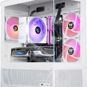 Thermaltake LCGS View u2460TS-170 Gaming Desktop (Intel® Core™ Ultra 5 245KF, ToughRam 32GB DDR5 6000MT/s RGB Memory, NVIDIA GeForce® RTX 5060 Ti, 1TB NVMe M.2, WiFi, Windows 11) V17S-B860-56T-LCS