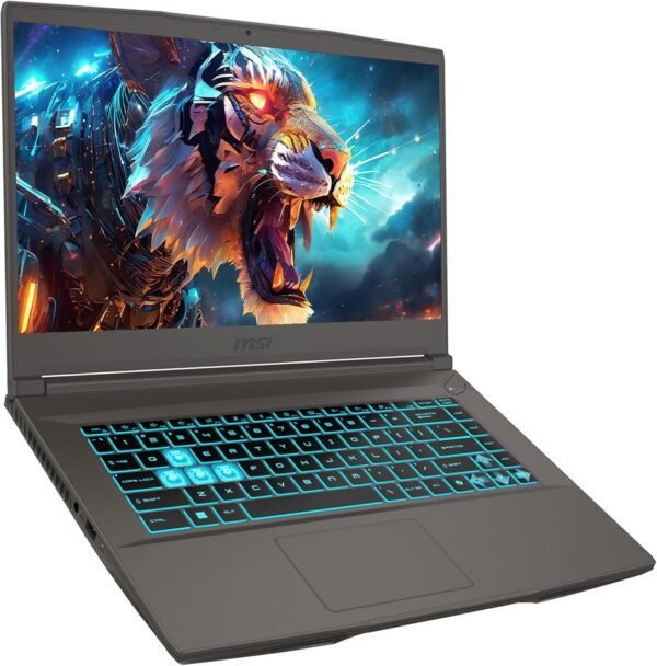 MSI Thin A15 Gaming AI Laptop, AMD Ryzen 9 8945HS, 64 GB DDR5 RAM, 4 TB PCIe SSD, 15.6" FHD (1920x1080) 144 Hz IPS Display, Nvidia G-Force RTX 4060, Backlit Keyboard, W11 Pro, Black - Image 6