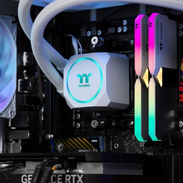 Thermaltake LCGS View 460 Gaming Desktop (AMD Ryzen™ 5 7600X, 32GB 5600MT/s DDR5 RGB Memory, NVIDIA® GeForce RTX™ 4060, 1TB NVMe M.2, WiFi, Windows 11) V35S-B650-460-LCS,Black - Image 8