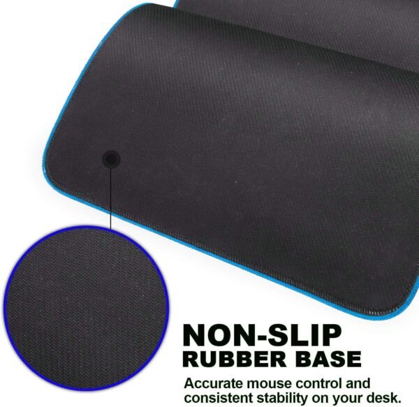Extended RGB Gaming Mouse Mat 800x400x4mm, 17 Lighting Mode XL Extra Large Mouse Pad for gamer, Non-Slip Rubber Base and Waterproof, Keyboard Mousepad for Gaming, PC, MacBook, Laptop, Desk - World Map - Image 8