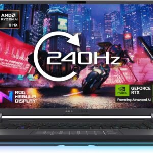 ASUS ROG Strix 16 G614PR Gaming Laptop | 16.0" WUXGA 165Hz Screen | AMD Ryzen 9 8940HX | NVIDIA GeForce RTX 5070Ti 12GB Graphics | 32GB RAM | 1TB PCIe SSD | 4-Zone Backlit Keyboard | Windows 11