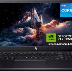 Acer Nitro V15 ANV15-51 Gaming Laptop - Intel Core i5-13420H, 16GB, 512GB SSD, NVIDIA GeForce RTX 4050, 15.6" Full HD 165Hz, Windows 11, Black