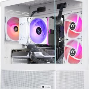 Thermaltake LCGS View 8760S-170 Gaming Desktop (AMD Ryzen™ 7 8700F, ToughRam 16GB DDR5 6000MT/s RGB Memory, NVIDIA GeForce® RTX 5060, 1TB NVMe M.2, WiFi, Windows 11) V17S-B650-560-LCS