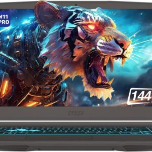 MSI Thin A15 Gaming AI Laptop, AMD Ryzen 9 8945HS, 64 GB DDR5 RAM, 4 TB PCIe SSD, 15.6" FHD (1920x1080) 144 Hz IPS Display, Nvidia G-Force RTX 4060, Backlit Keyboard, W11 Pro, Black