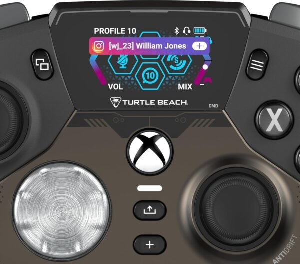 Turtle Beach Stealth Ultra Wireless High Performance Gaming Controller with Rapid Charge Dock, Adjustable Triggers and Command Display for Xbox Series X|S, Xbox One & PC [Officially Licensed for Xbox] - Image 7