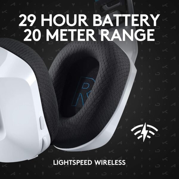 Logitech G 733 K/DA Wireless Gaming Headphones,LIGHTSPEED,RGB LIGHTSYNC,Blue VO!CE Microphone Technology,29 Hours Battery,DTS Headphone:X 2.0 Technology,PC - LOL Edition - White - Image 5