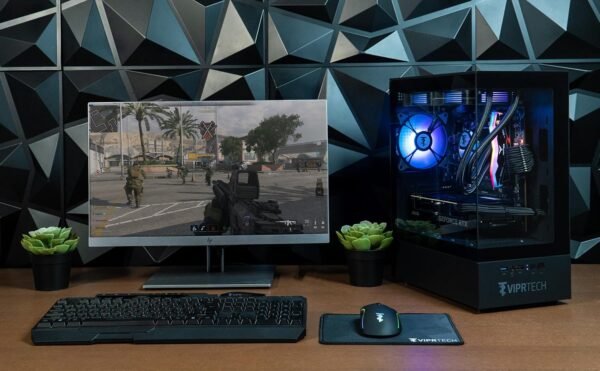 ViprTech Reaper 3.0 Liquid-Cooled PC - AMD Ryzen 7 7700 (5.3Ghz Turbo), RTX 4070 Super 12GB, 32GB DDR5 6400, 2TB NVMe SSD, 800W Gold, VR-Ready, WiFi BT, Win 11, Gaming Desktop Computer Black - Image 10
