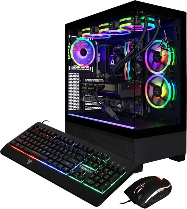 CLX Set Gaming PC - AMD Ryzen 7 9800X3D 4.7GHz, RTX 5080, 2TB NVMe M.2 SSD, 32GB DDR5 RGB Memory, 360mm AIO, WiFi, Windows 11 Home, Black - Image 6