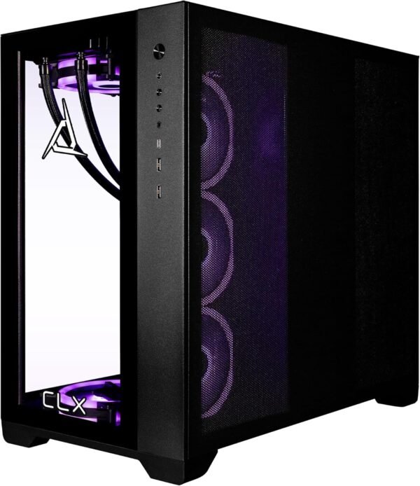 CLX Set Gaming PC - Intel Core i9 14900KF 3.2GHz, GeForce RTX 5070, 2TB NVMe M.2 SSD, 6TB HDD, 64GB DDR5 RGB Memory, 360mm AIO, WiFi, Windows 11 Home, Black - Image 6