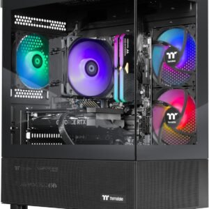 Thermaltake LCGS View 7660-170 Gaming Desktop (AMD Ryzen™ 5 7600X, ToughRam 32GB DDR5 6000MT/s RGB Memory, NVIDIA GeForce® RTX 5060, 1TB NVMe M.2, WiFi, Windows 11) V17B-B650-560-LCS