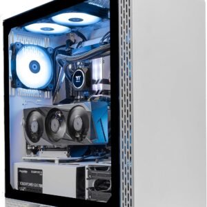 Thermaltake Glacier 370 Liquid-Cooled PC (AMD Ryzen 5 5600X, RTX 3070, 16GB RGB 3600Mhz DDR4 ToughRAM RGB Memory, 1TB NVMe M.2, WiFi, Win 10 Home) Gaming Desktop Computer S3WT-B550-37G-LCS
