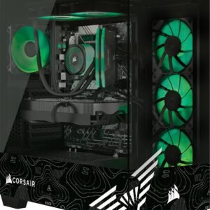 Corsair Vengeance a7500 Call of Duty® Warzone Edition Gaming PC – Liquid Cooled AMD Ryzen™ 7 9800X3D CPU – NVIDIA® GeForce RTX™ 5070Ti GPU – 32GB Vengeance RGB DDR5 Memory – 2TB M.2 SSD – Black