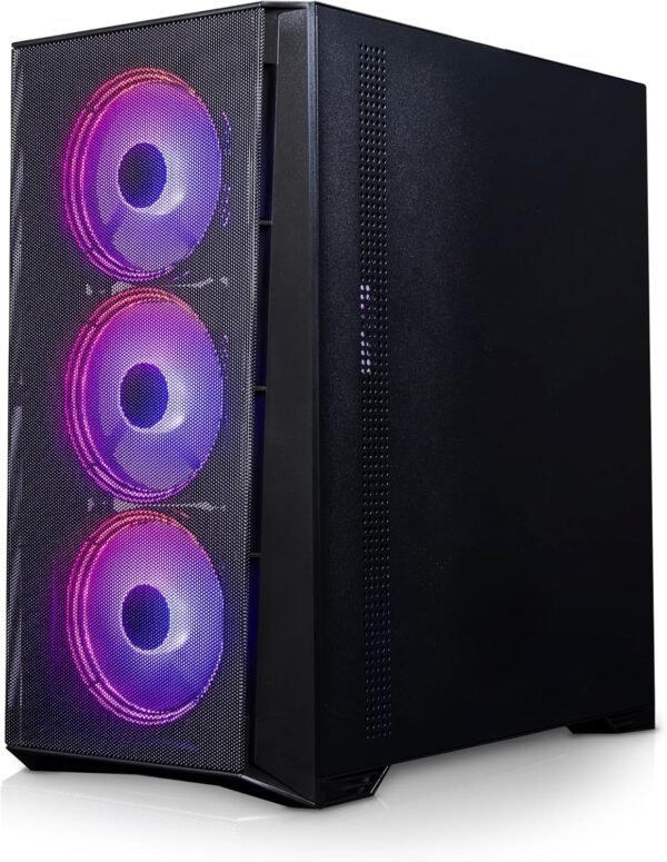 ADMI Gaming PC - AMD Ryzen 3 4100 - NVIDIA RTX 3050 6GB GDDR6-16GB 3200MHz DDR4-1TB NVMe - X= Airflow RGB (Black) - WiFi - No Operating System - Image 7