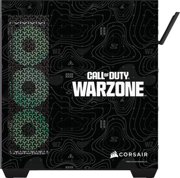 Corsair Vengeance a7500 Call of Duty® Warzone Edition Gaming PC – Liquid Cooled AMD Ryzen™ 7 9800X3D CPU – NVIDIA® GeForce RTX™ 5070Ti GPU – 32GB Vengeance RGB DDR5 Memory – 2TB M.2 SSD – Black - Image 2