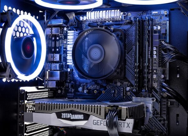 SkyTech Shadow 3.0 Gaming Computer PC Desktop - Ryzen 5 3600 6-Core 3.6GHz, RTX 2060 6G, 500GB SSD, 16GB DDR4 3000, RGB Fans, AC WiFi, Windows 10 Home 64-bit, Black - Image 4